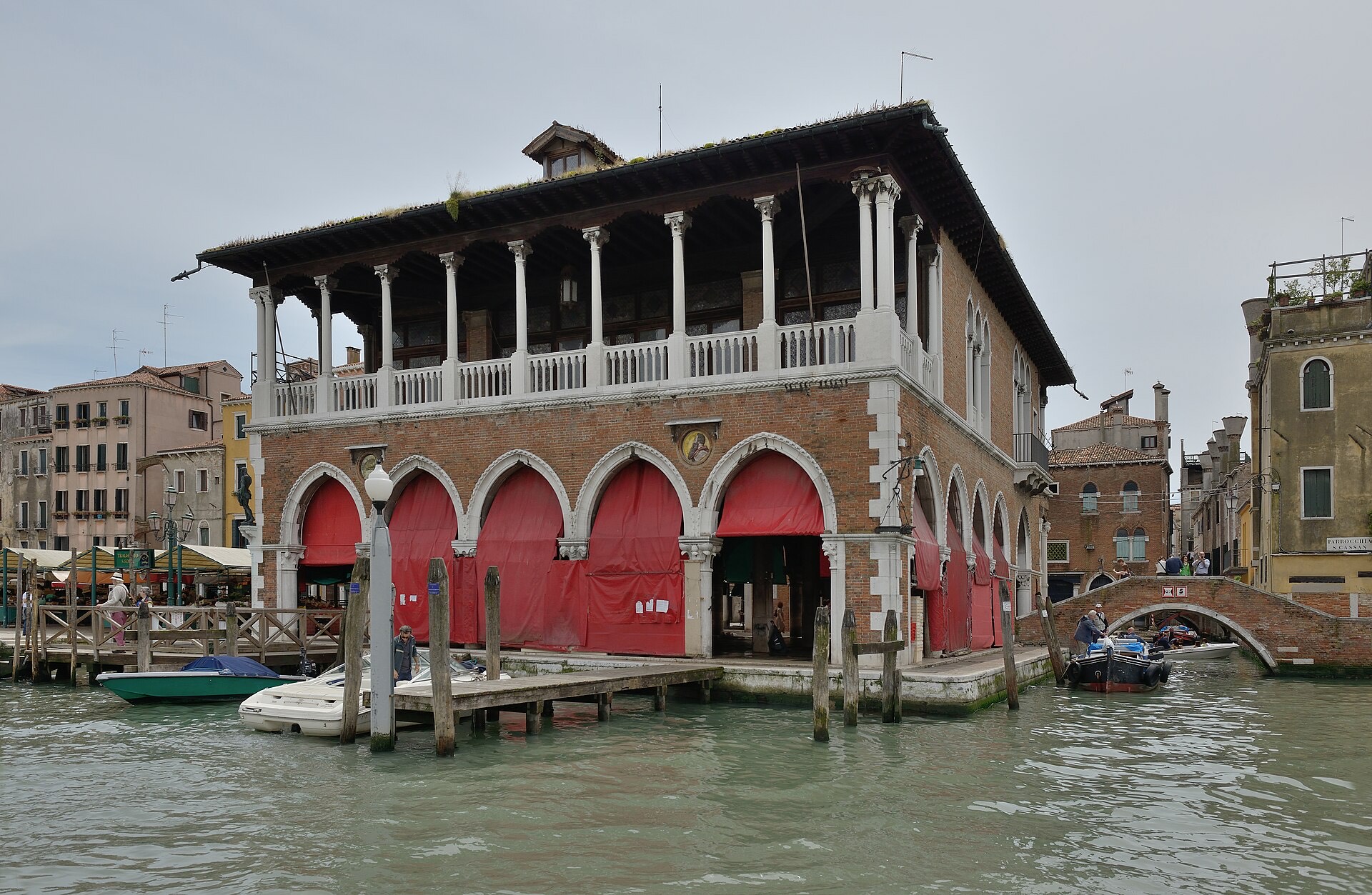 The Pescaria fish market hall at Rialto